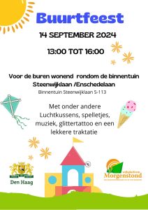 Buurtfeest Steenwijklaan @ binnentuin Steenwijklaan / Enschedelaan