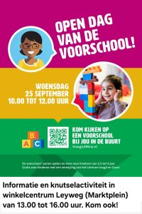 Open dag van de voorschool ! @ Winkelcentrum Leyweg - marktplein